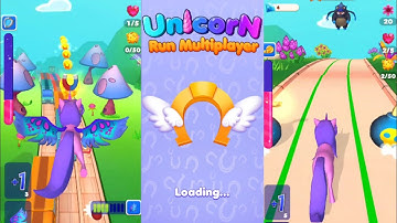 Unicorn Run PVP - Running Games Gameplay Walkthrough #1
