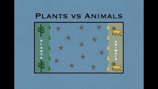 Plants Vs Animals - Physical Education Game