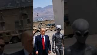 Trump shares AI-generated photo with an alien in handcuffs after UFO files release