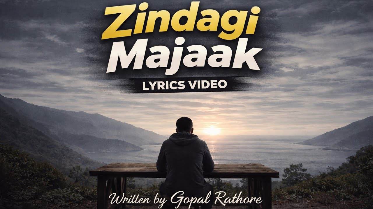 Zindagi Majaak |Lyrics Video 2026| written by Gopal Rathore - YouTube