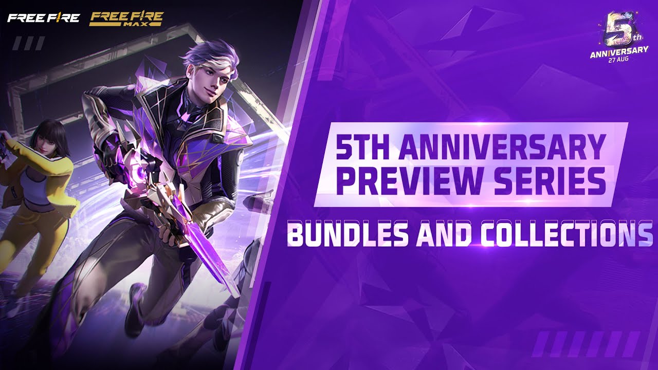 5th Anniversary Bundles & Collections | Garena Free Fire