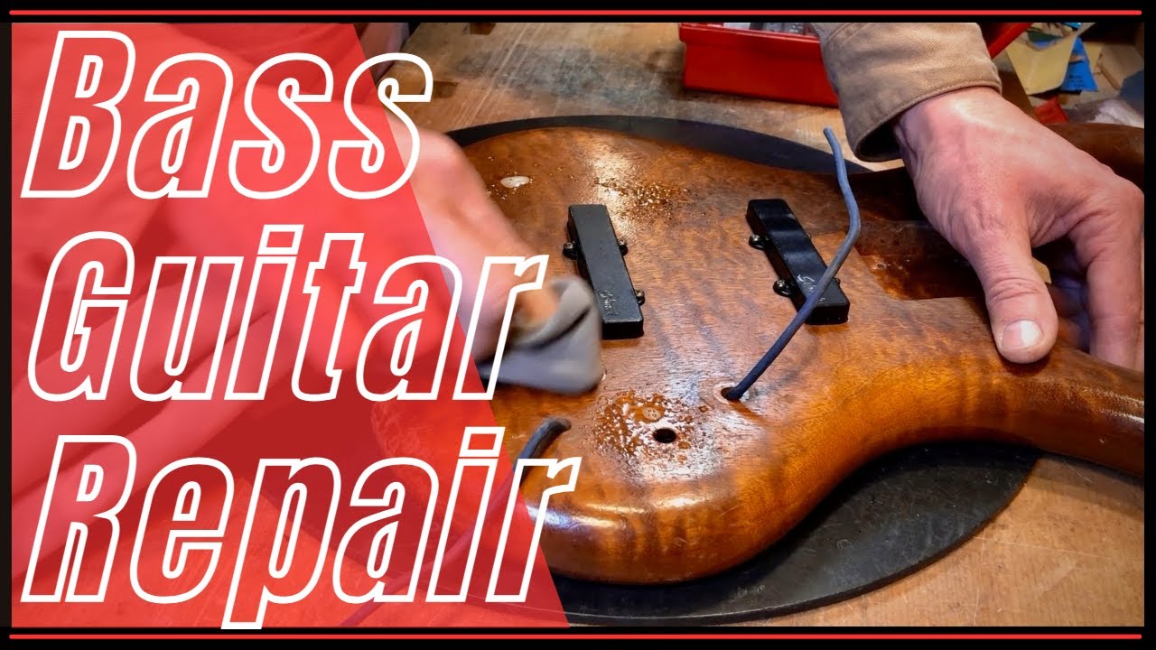 Guitar Maker Skills: Bass-Reparatur eines Schack B2