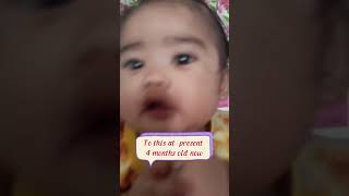 Now and then baby cute grandson #shortsvideo #shortfeed #cutebaby