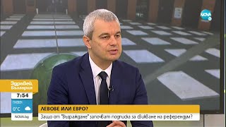 Костадинов: Най-задлъжнелите държави в света са в еврозоната - Здравей, България (13.01.2023)