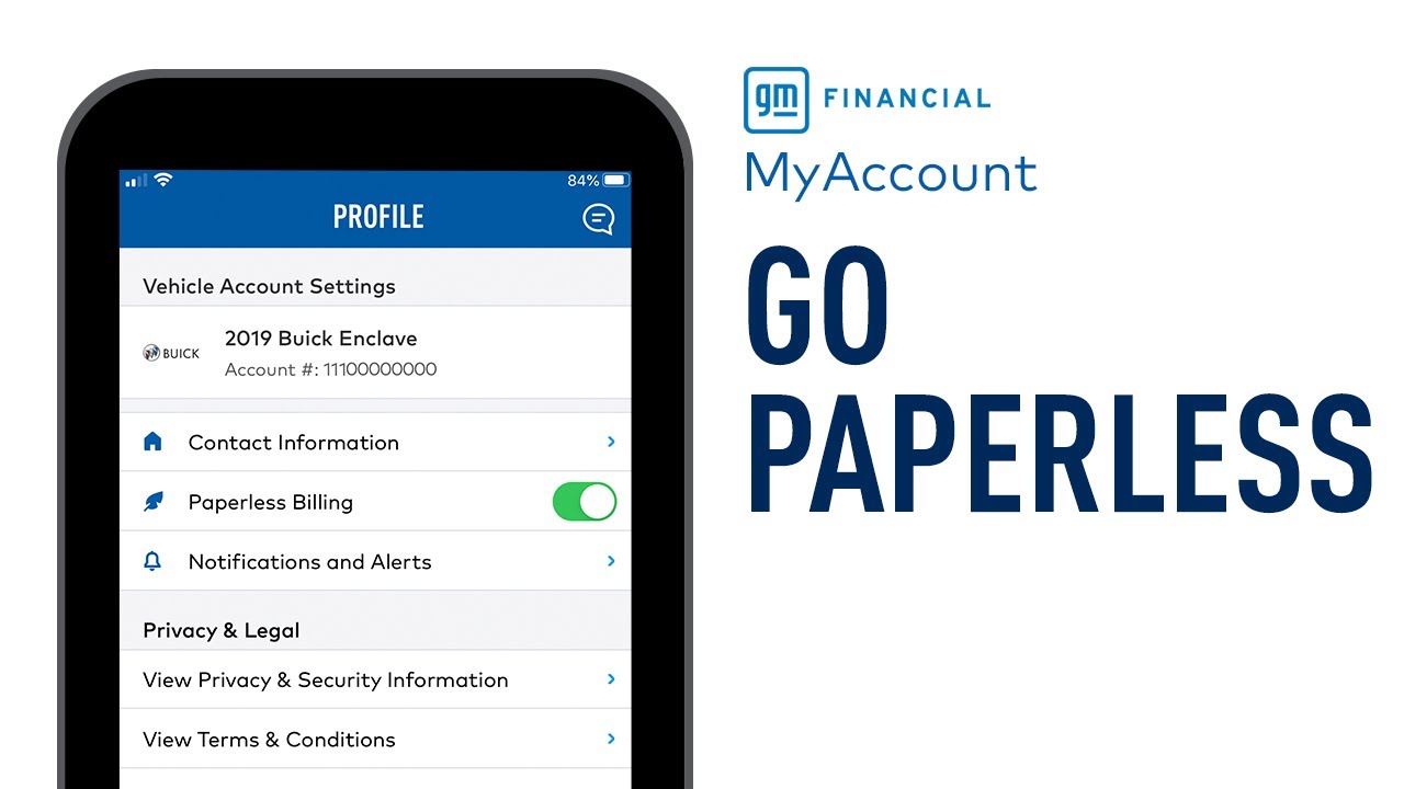 How to Go Paperless on the MyAccount Mobile App | GM Financial