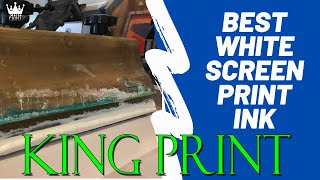 Best White Screen Printing Ink on the Market - KING PRINT -