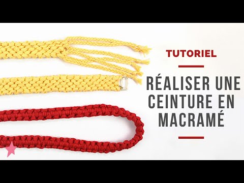 Vidéo: Comment Tricoter Une Ceinture