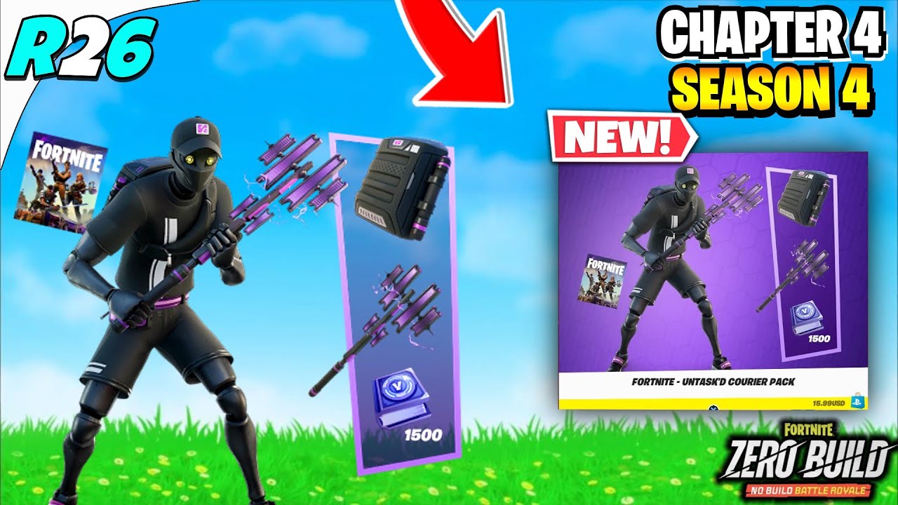 STW UNTASK'D COURIER PACK in Fortnite! (Fortnite Battle Royale