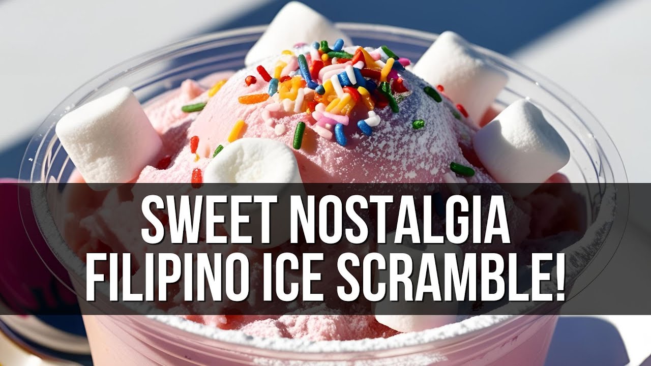 Ice Scramble: A Taste of Filipino Nostalgia