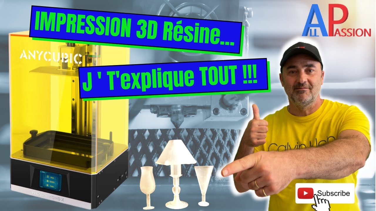 Imprimante 3D Resine Anycubic photon mono X, comment ça marche ? je  t'explique tout ! 