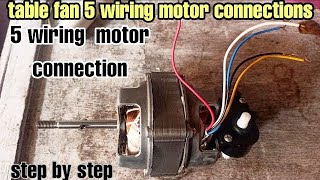 table fan 5 wiring motor connection easily/table fan wiring connections