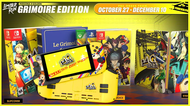Persona 4 Golden NEW Physical Versions (Collectors, Steelbook, and MORE) - DayDayNews