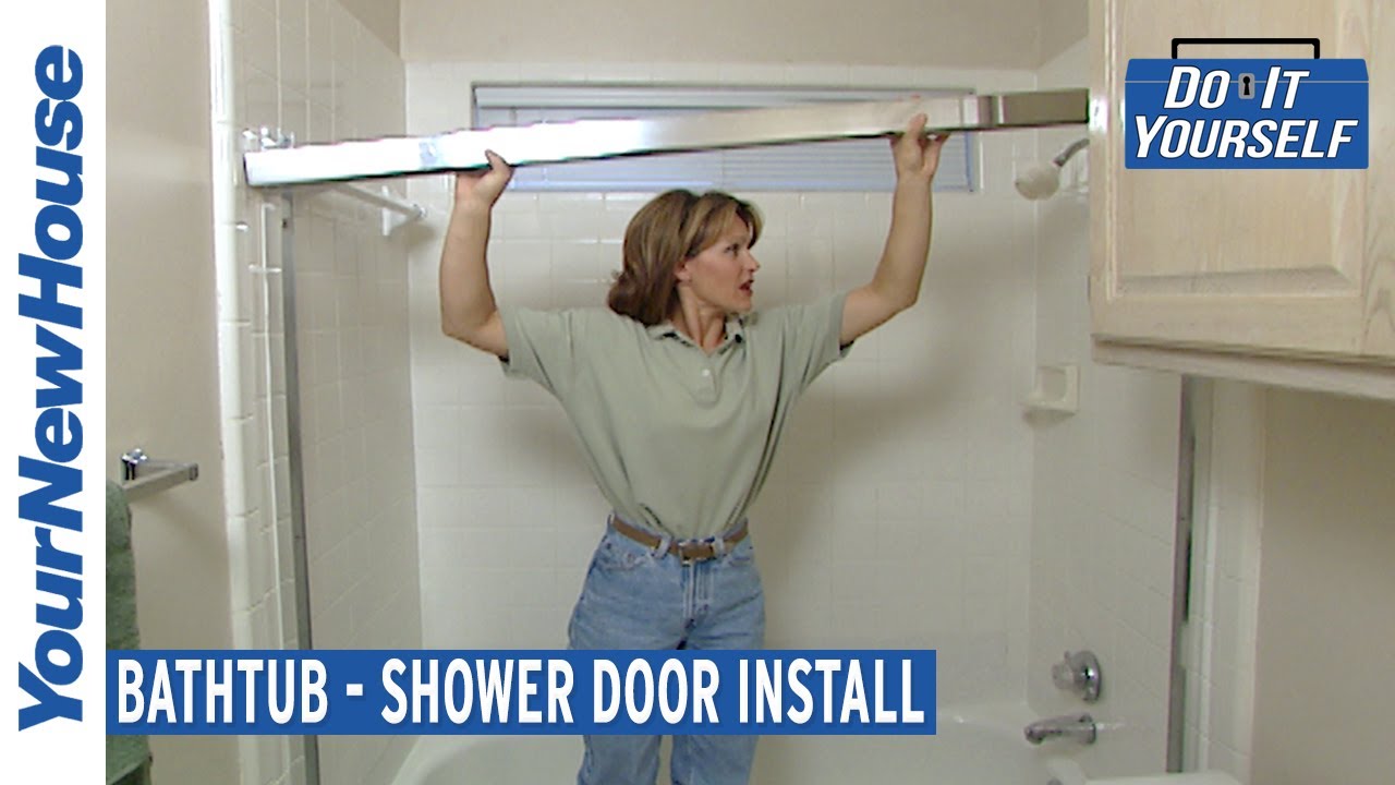 Clip On Sliding Bathtub Shower Door