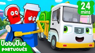 Caminhão de Lixo | Carrinho Para Crianças | Desenho Infantil | Música Infantil | BabyBus Português