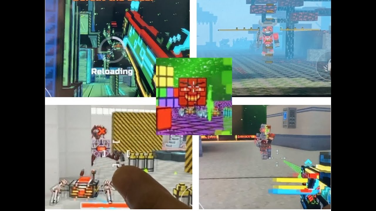 all virtual world bosses | pixel gun 3d