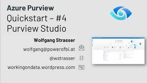 Azure Purview Quickstart #4 - Purview Studio