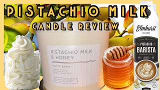 Pistachio Milk Honey Candle Review