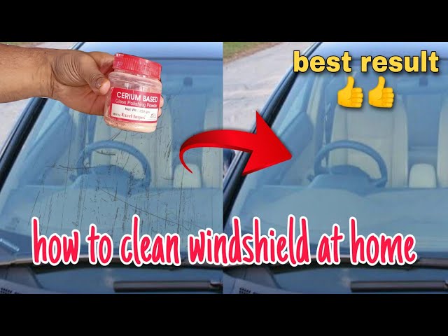 How To Remove Scratches From Windshield?