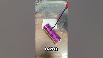 Titanium Changes Color By Using Electricity (@kung6335)