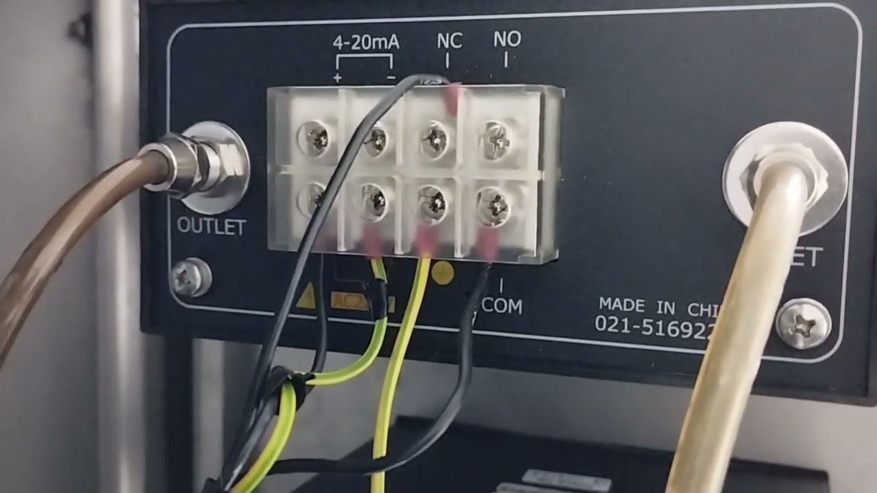 HOW TO CONNECT N2 ANALYZER CHANGAI ELECTRONICS TYPE P860 