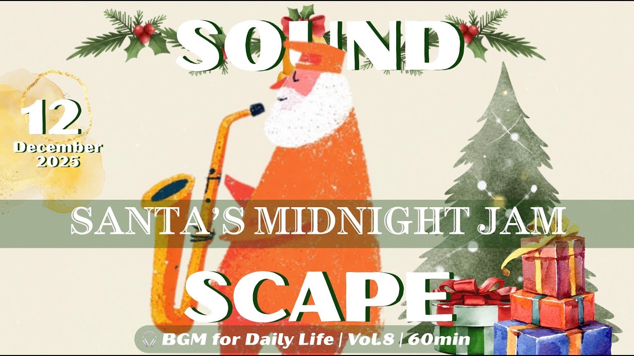 【Santa’s Midnight Jam】🎷🎅Vol.8｜Jazz・Pop・Chill｜ BGM60min