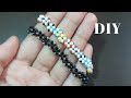 Seed bead jewelry making tutorials for beginners/Pondo stitch beading tutorial