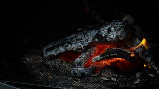 Firelight Serenity: 4K Aesthetic Soothing Flames for Tranquil Moments 🔥🌌