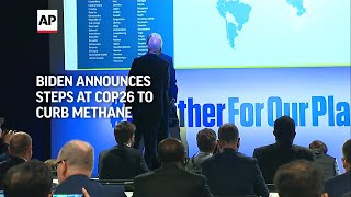 Biden announces steps to curb methane at COP26