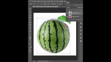 change Apple Into Watermelon in #adobe #photoshop