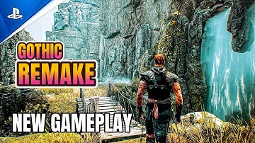 GOTHIC REMAKE Full Mission Gameplay Demo | Dark OPEN WORLD RPG Unreal Engine 5 - 4K 60fps