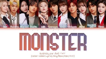 [Request #61] How Would EVERGLOW & TXT Sing - "MONSTER" (Color Coded Eng/Rom/Han/가사)