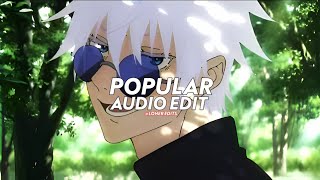 Popular - The Weeknd, Madonna & Playboi Carti [edit audio]