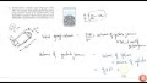 A gulab jamun, contains sugar syrup up to about 30% of its volume. Find approximately how much s...