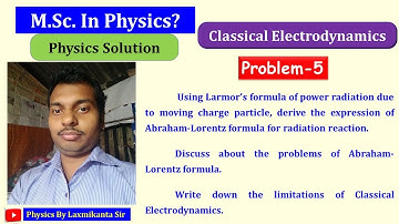 Problem-5= Classical Electrodynamics Semester-2 (MSc in Physics)