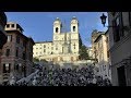 Rome Italy. Piazza di Spagna Scalinata di Trinità dei Monti.