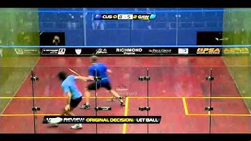 Squash Referees: Swing Interference