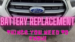 Ford Transit Battery Replacement/Tip To Save You Lots Of Money!