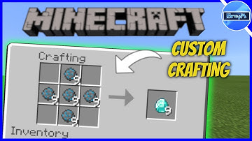 Custom Crafting In Minecraft Using Commands | Xbox One, PS4, Windows 10, MCPE