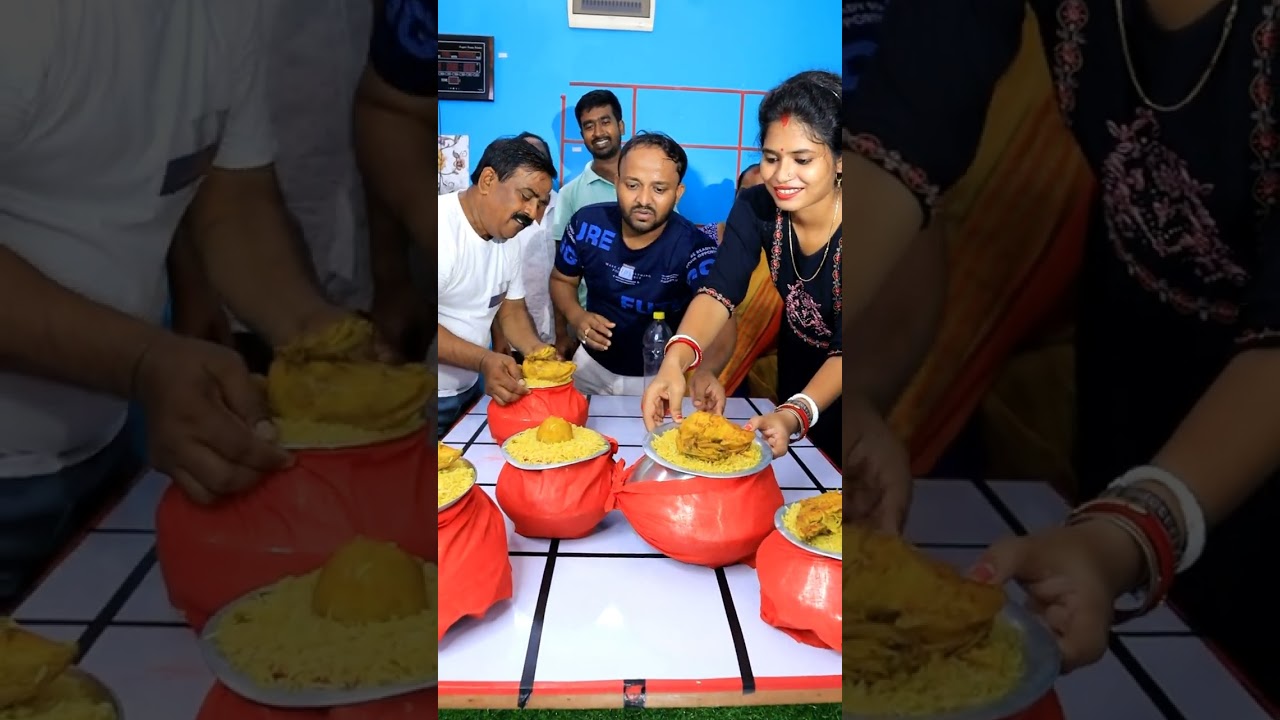 Handi Biryani - Bottle Filp Funny Eating Challenge 😂😂