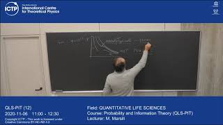 Probability and Information Theory (QLS-PIT) Lecture 12 - Part1