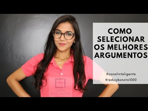 Vídeo: Como Escolher Argumentos