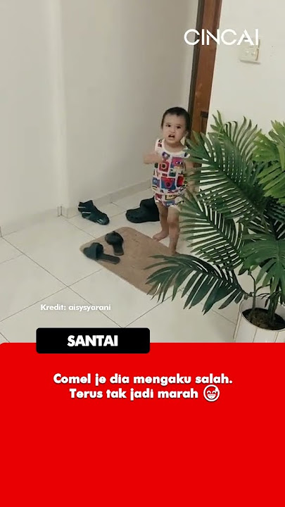 Bijaknya. Kecik2 dah pandai bertanggungjawab bila buat kesalahan 😅 #shorts