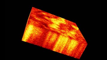 Volume data from a ToF-SIMS depth profile of bacteria on aluminium