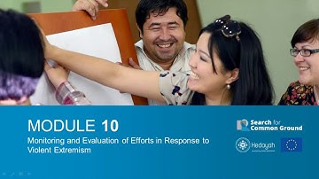 10. Monitoring and Evaluation of Efforts in Response to Violent Extremism