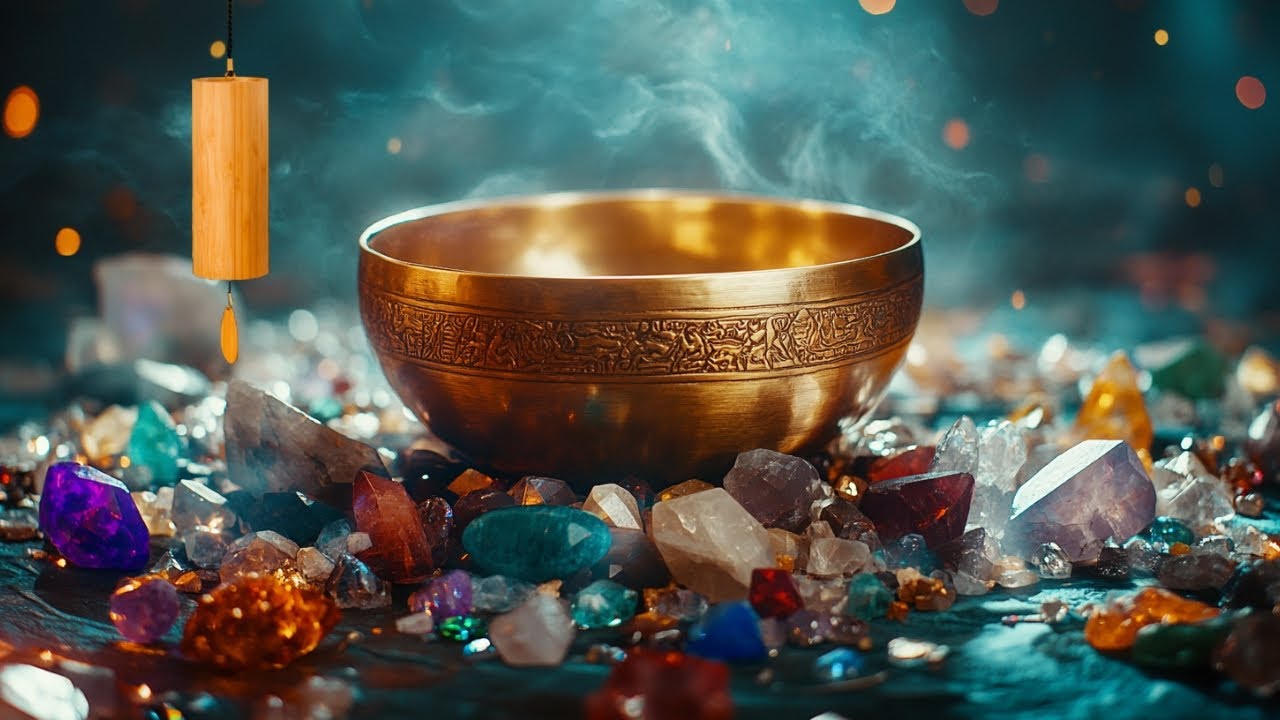 Singing Bowls + Water Koshi - HEALING CHAKRA MEDITATION 🧘 KOSHI CHIMES ...
