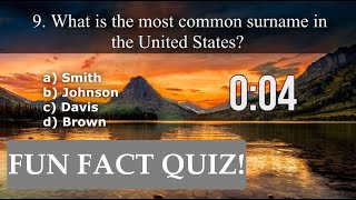 Can You Answer These 10 Fun Fact Questions? 🧠 Fun Fact Quiz! Part 1