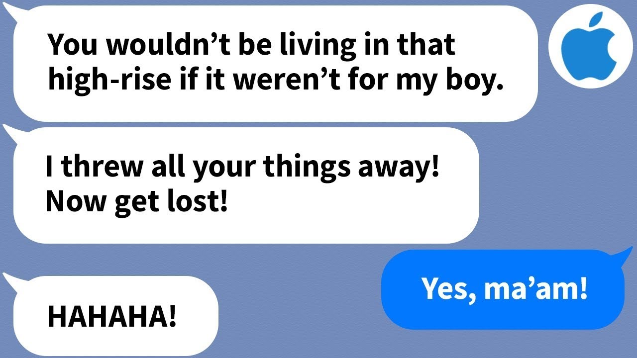【Apple】My MIL tosses all my belongings, but she doesn't know I pay the $8000 rent each month...