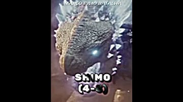 GODZILLA 2014 VS SHIMO #edit #batlle #vsbattle