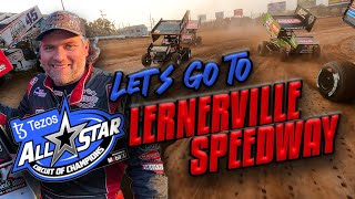Billy Races With The ASCoC at Lernerville Speedway  Dirt Track Sprint Car Racing