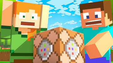 STEVE IN TROUBLE!! - Command Block (Minecraft Animation)